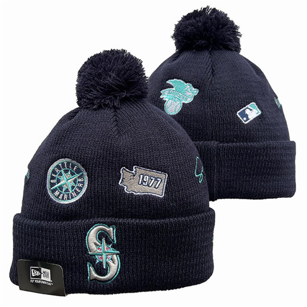 Seattle Mariners Knit Hats 013